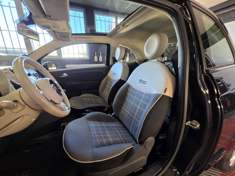 FIAT 500 1.2 69CV LOUNGE GAS MOTORS OCCASIONS BORDEAUX siège conducteur