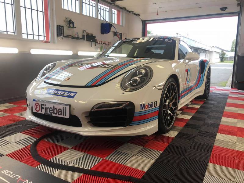 Porsche avec covering et céramique Gtechniq