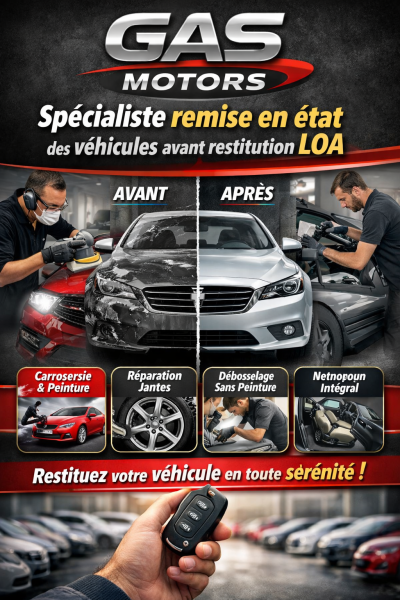 Tarif remise en état de véhicule avant restitution LOA Pessac