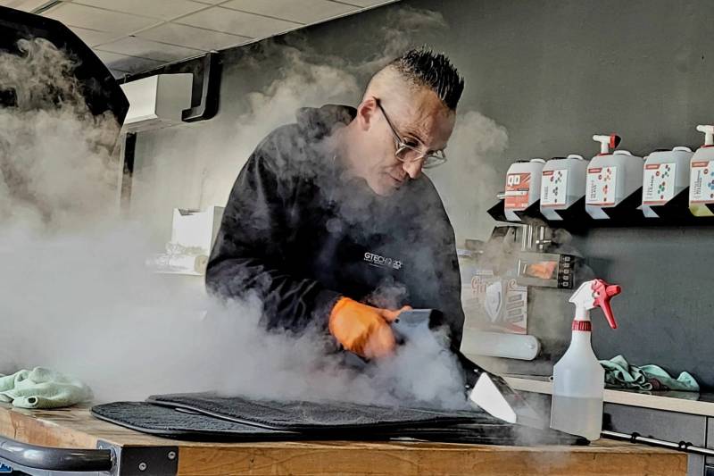 Dominique Martin nettoyage vapeur des tapis