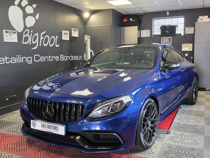 NETTOYAGE INTERIEUR EXTERIEUR MERCEDES C63 AMG S GAS MOTORS BORDEAUX