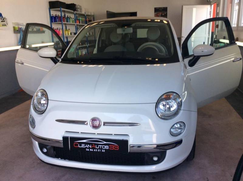 Une prestation de grande qualité professionnelle : Nettoyage et remise à neuf avec Pack Rénovation pour une Fiat 500 à Pessac